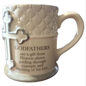 Vtg Grasslands Road Godfather's Are A Gift Mug Tasse Ceramic #14220